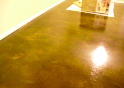 acid and acetone concrete staining