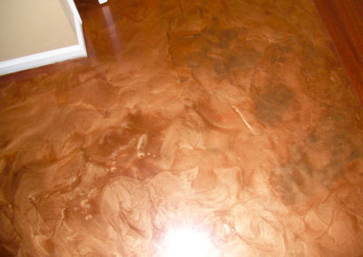 acid and acetone concrete staining