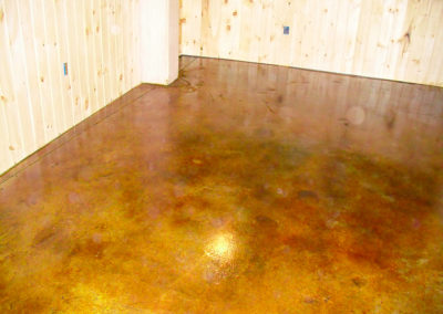 concrete acid staining patios walkways