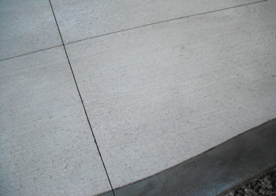 brushed concrete patios