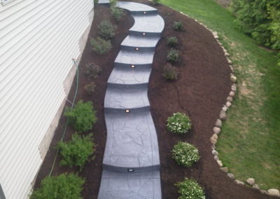 stamped concrete walkways installers