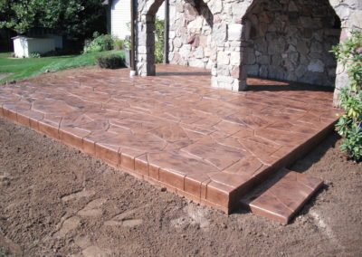 stamped concrete patio installers