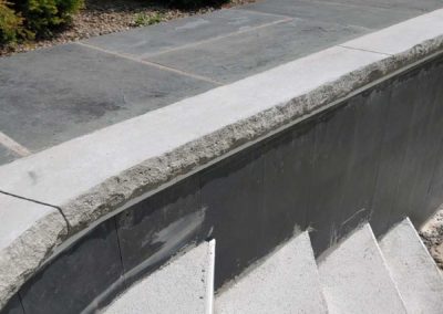 concrete stone pool patio surrounds